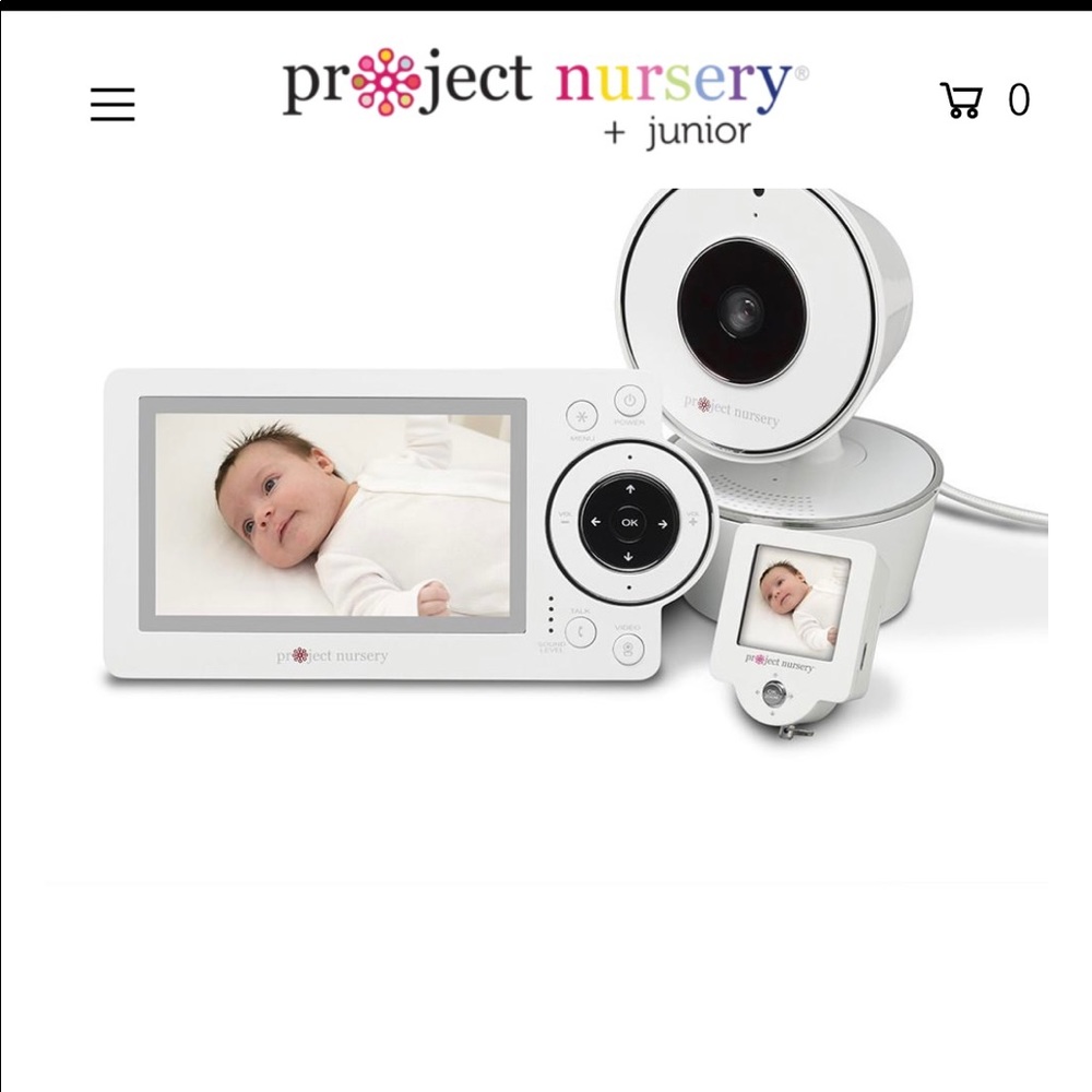 Project Nursery 4.3” Baby Monitor System with 1.5" Mini Monitor
